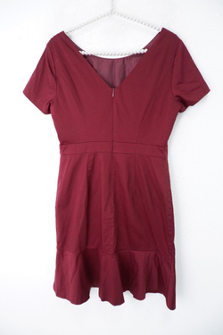 Платье Class International бордо 46 размер