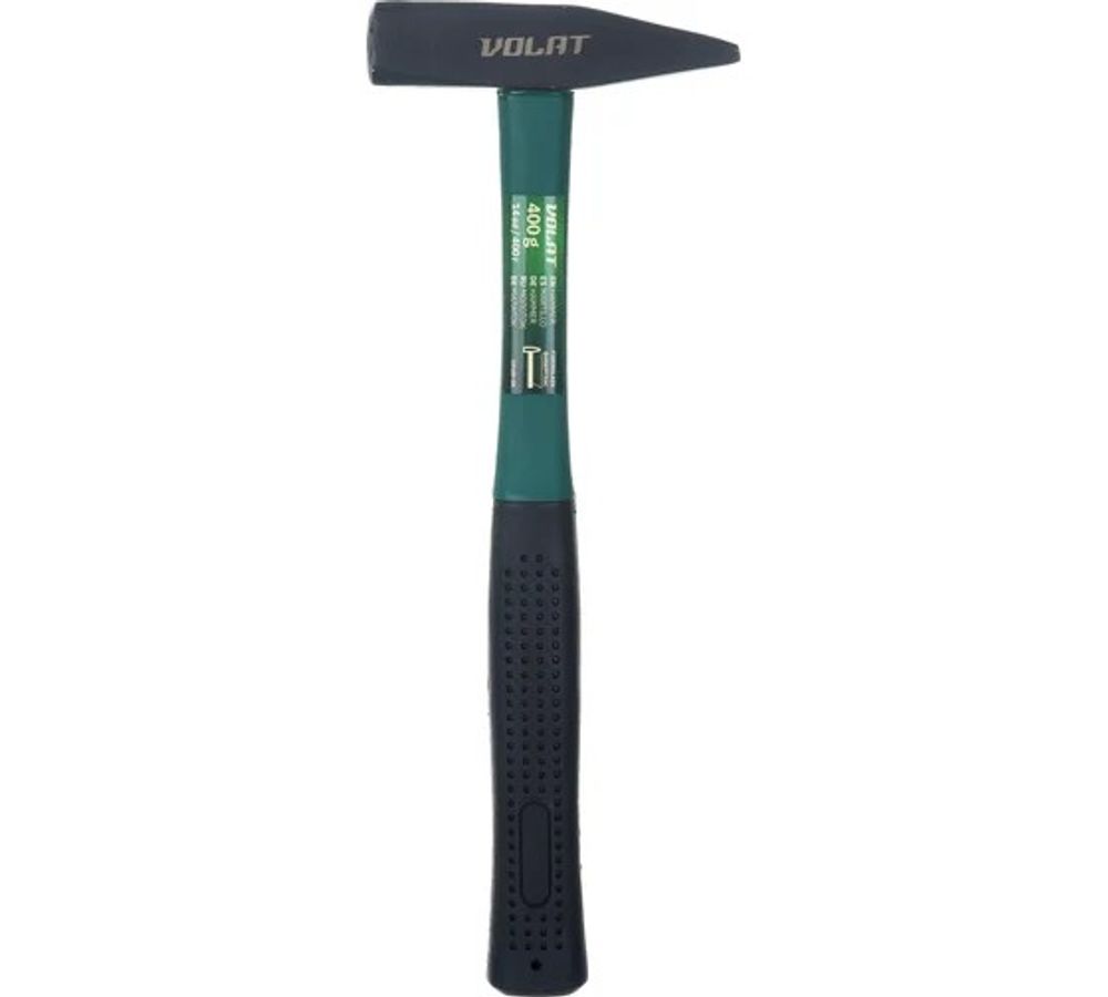 Молоток 400г с фибергл.рукояткой Волат