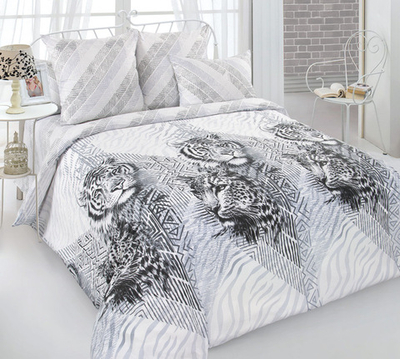 Постельное белье поплин Семейный размер Книга Джунглей 1