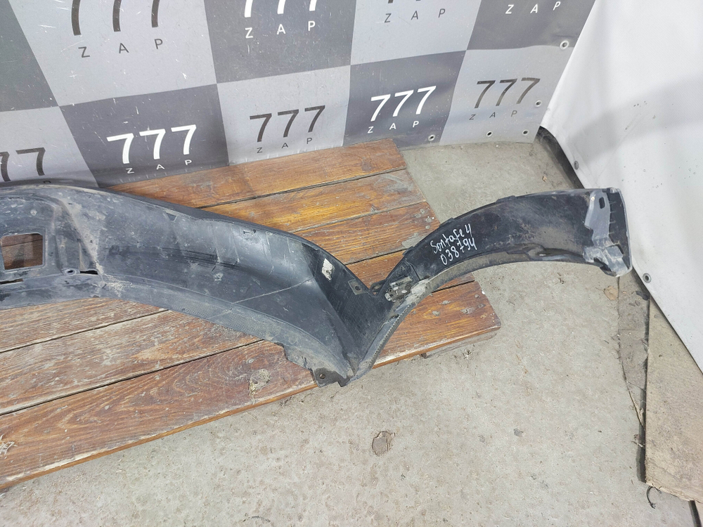 Юбка переднего бампера Hyundai Santa Fe 4 (TM) 18-21 Б/У Оригинал 86512S1000