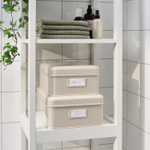 Набор коробок для хранения IKEA PLOGFARA (ПЛОГФАРА), Светло-бежевый, 2 шт