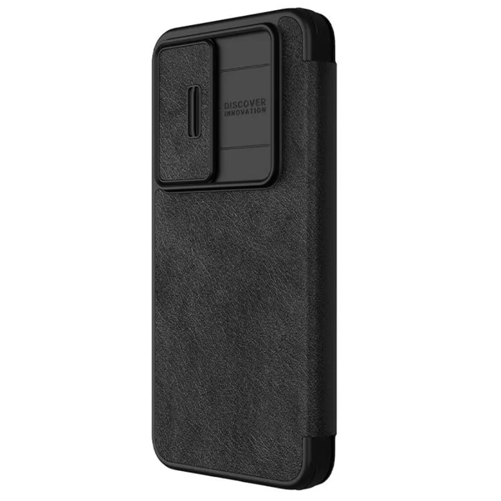 Кожаный чехол-книжка Nillkin Leather Qin Pro для Samsung Galaxy S24 FE