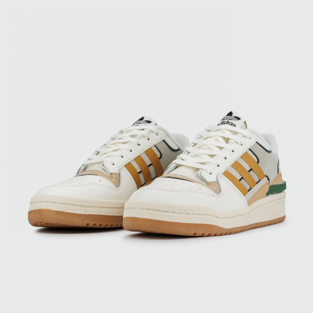 кроссовки Adidas Forum Low White Yellow
