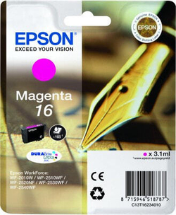 Epson Pen and crossword Singlepack Magenta 16 DURABrite Ultra Ink C13T16234010