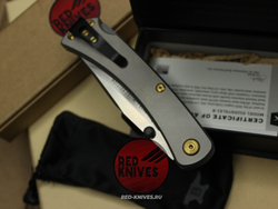 Нож Buck 110 Slim Pro TRX Titanium (Legacy Collection 2023) - серый титан