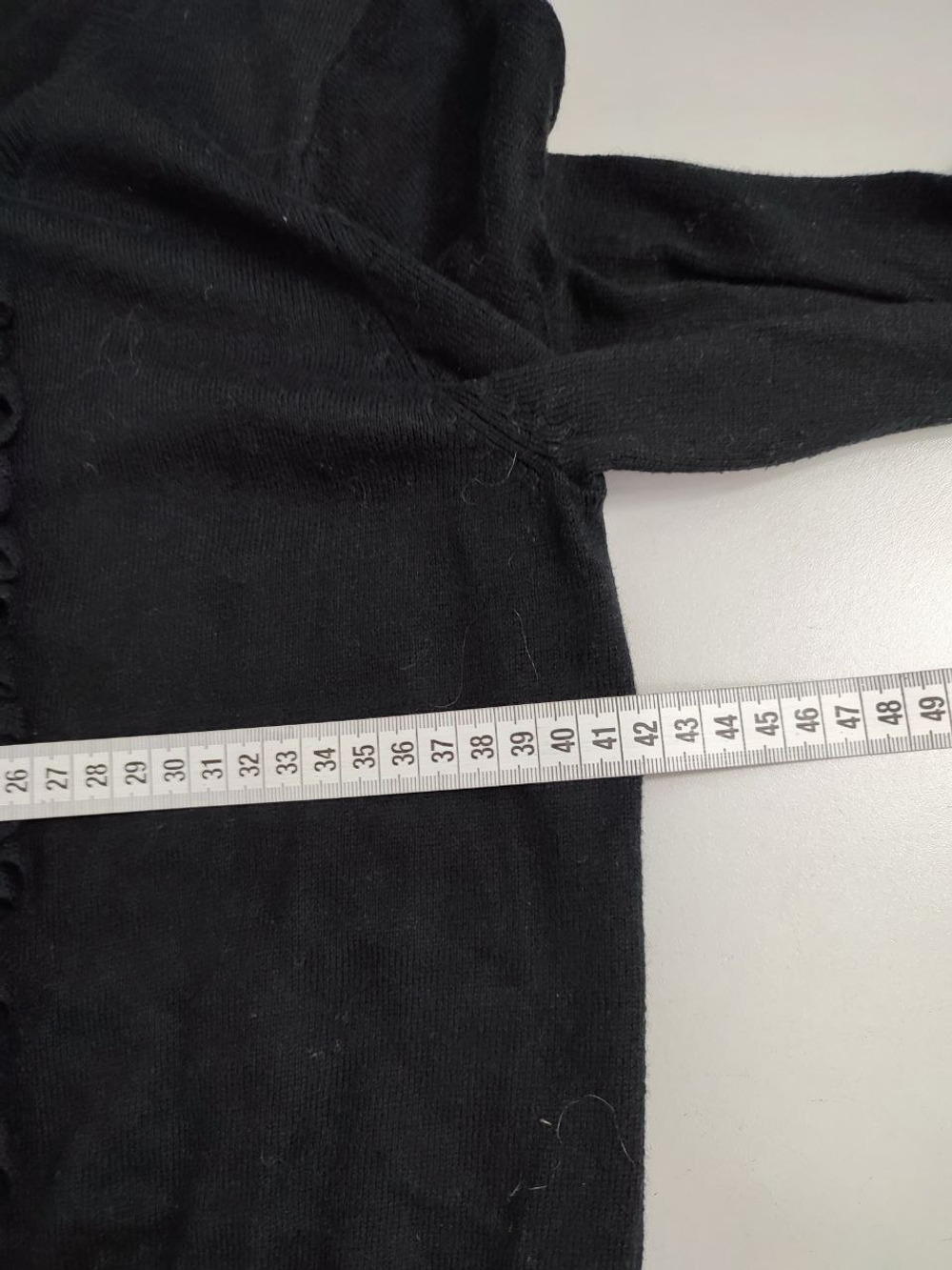 Кардиган на пуговицах с рюшами 42 размер