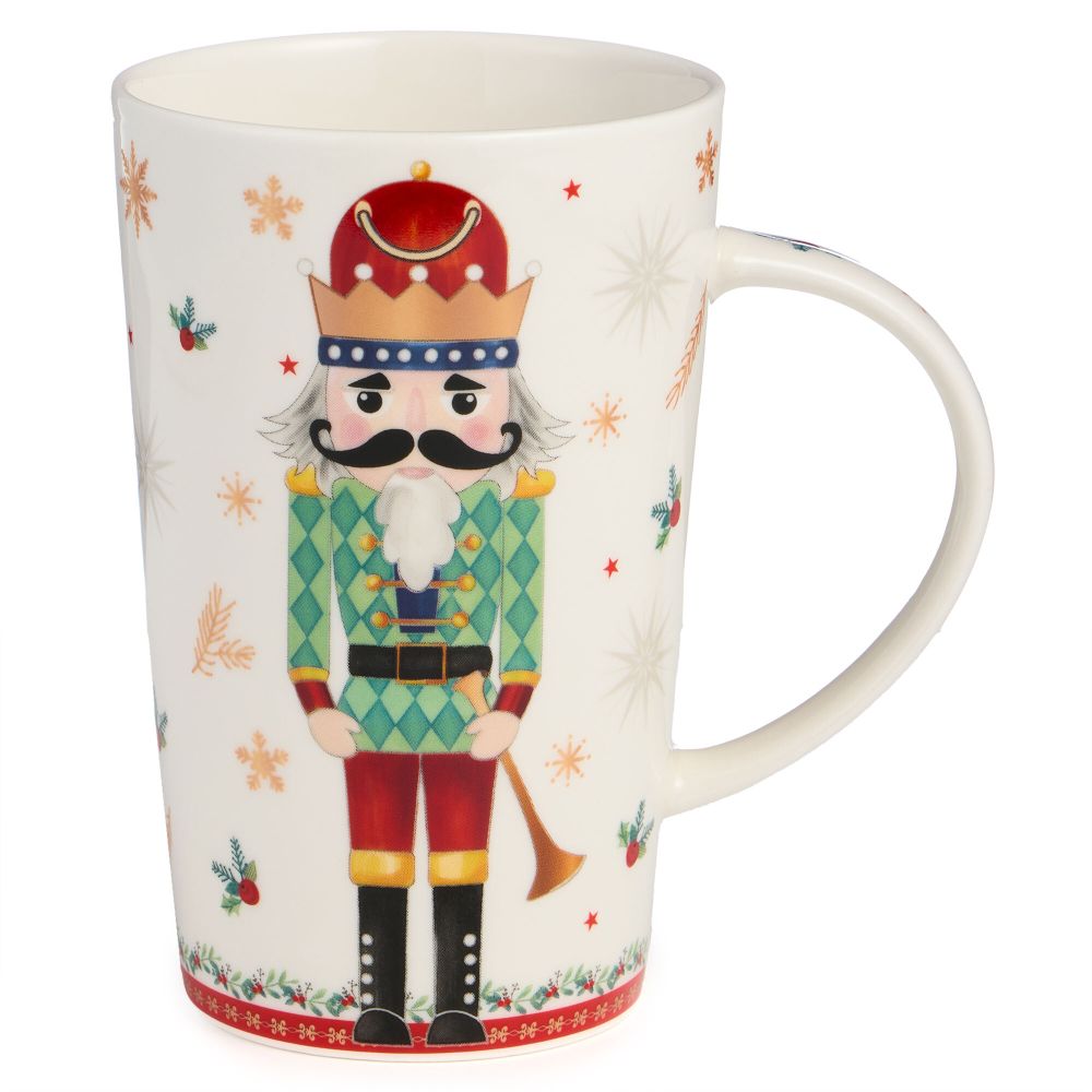 НАБОР ПОДАРОЧНЫЙ LEFARD "ЩЕЛКУНЧИК" (КРУЖКА 385 МЛ В КОМПЛЕКТЕ С ЁЛОЧНОЙ ИГРУШКОЙ)