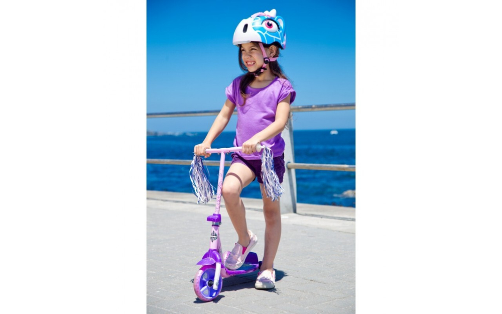 Шлем Blue Giraffe 2017 New (синий жираф) Crazy Safety