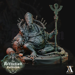 Grand Alliance Chaos Skaven Plague Priest Разжиревший крысолюд-жрец миниатюра для dnd, днд, pathfinder, фентези, Настольная игра, НРИ, Варгейм, РПГ