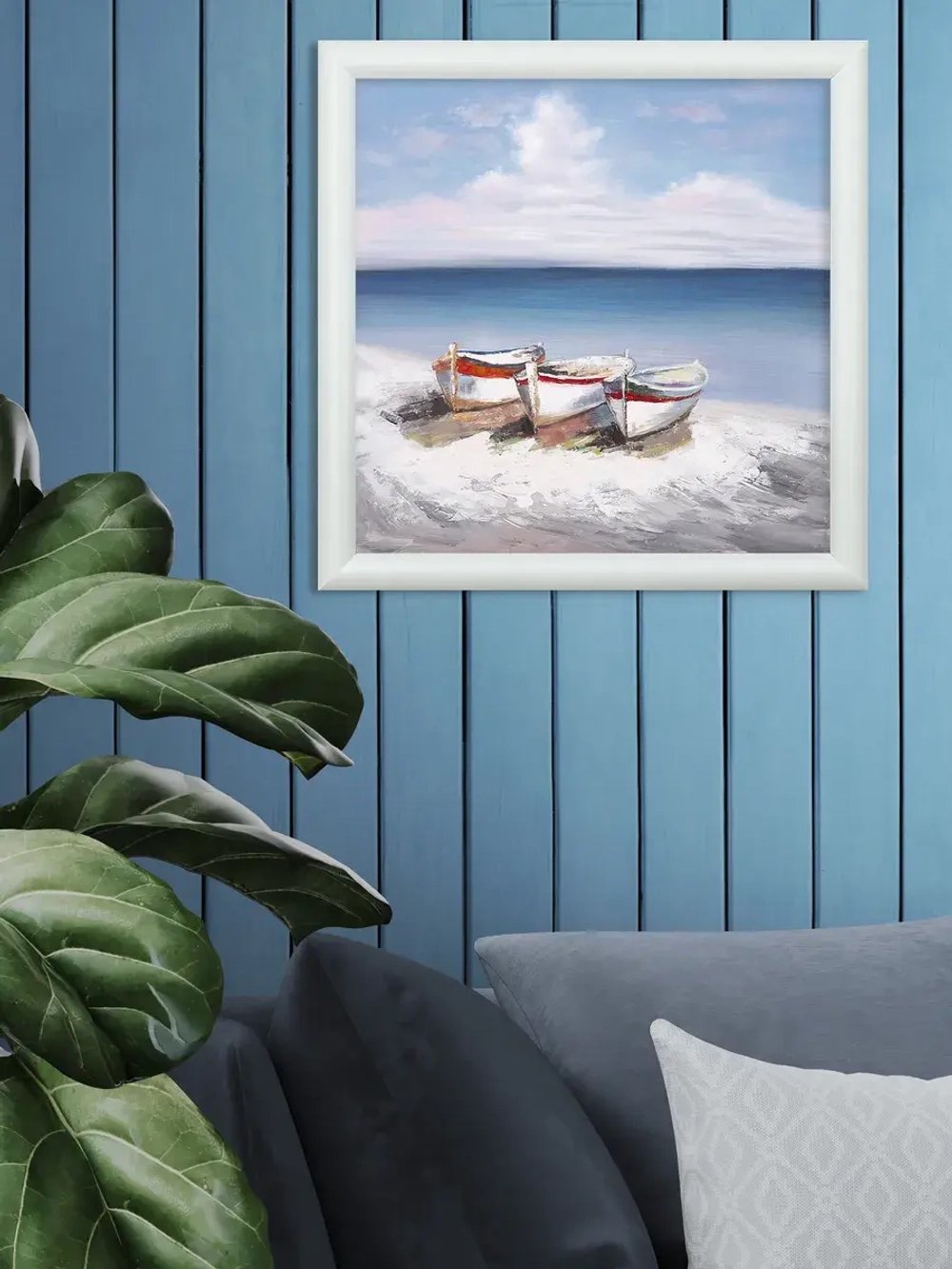 Картина на стену для интерьера на холсте 34*34 см