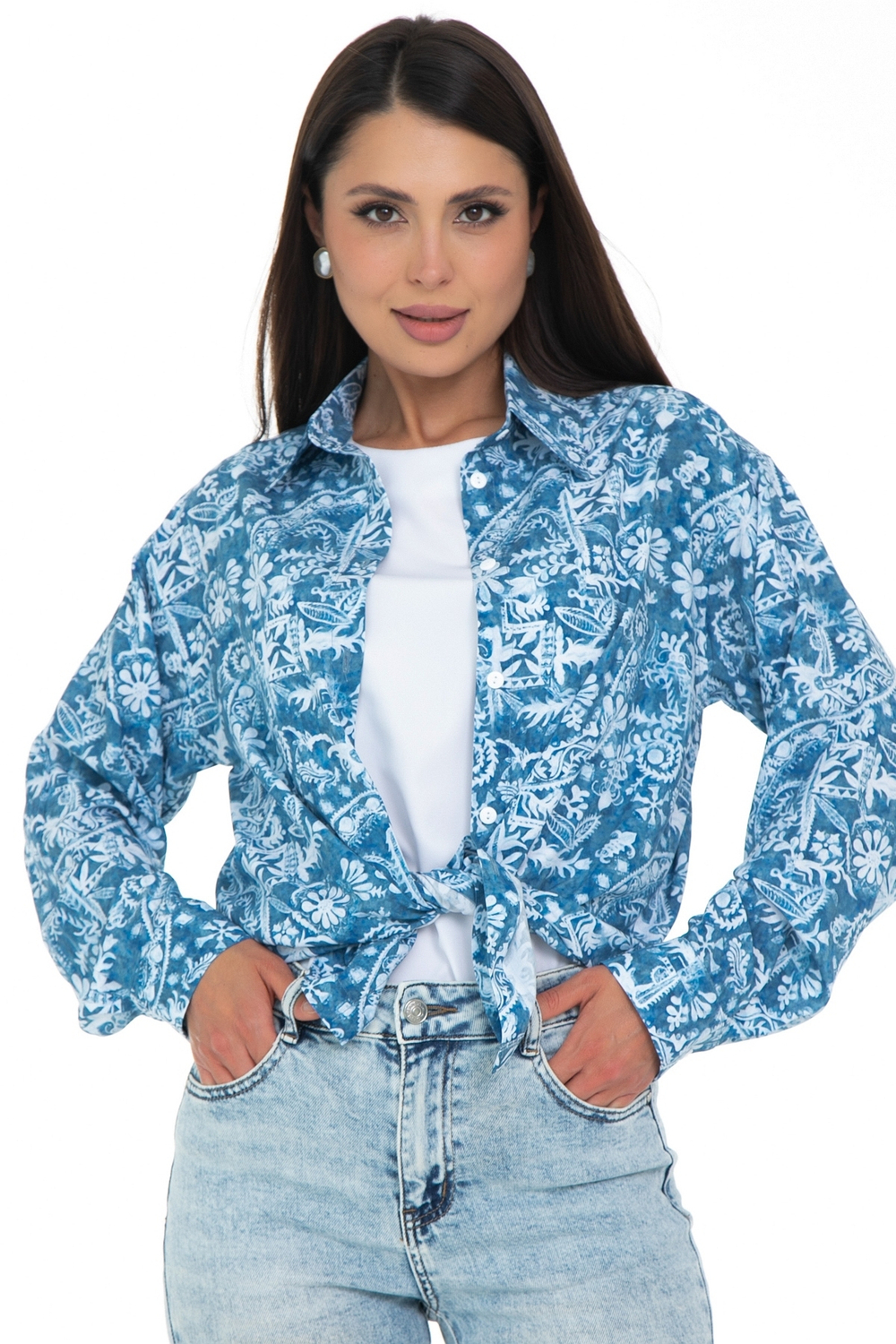 Рубашка Отличная Хит (голубой)
