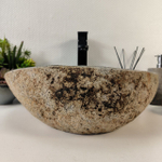 Раковина из речного камня RS-65223 44*42*15 0861