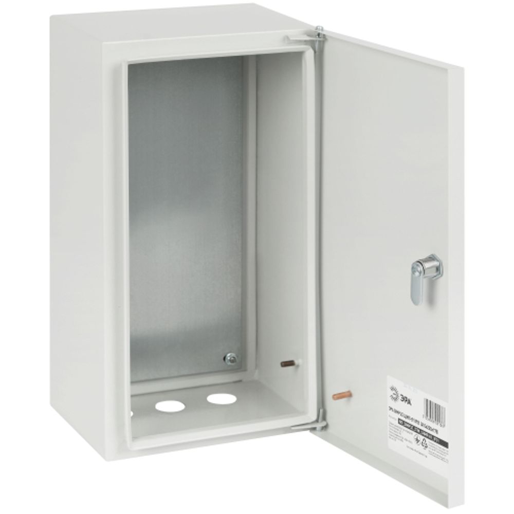 Корпус металлический ЭРА SIMPLE ЩМП-01 (410х220х175) IP31 УХЛ3 серый | Корпуса металлические с монтажной панелью