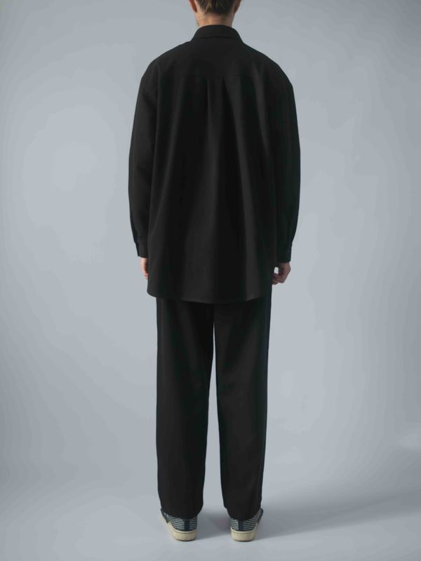 Рубашка Oversize черная - фото 7