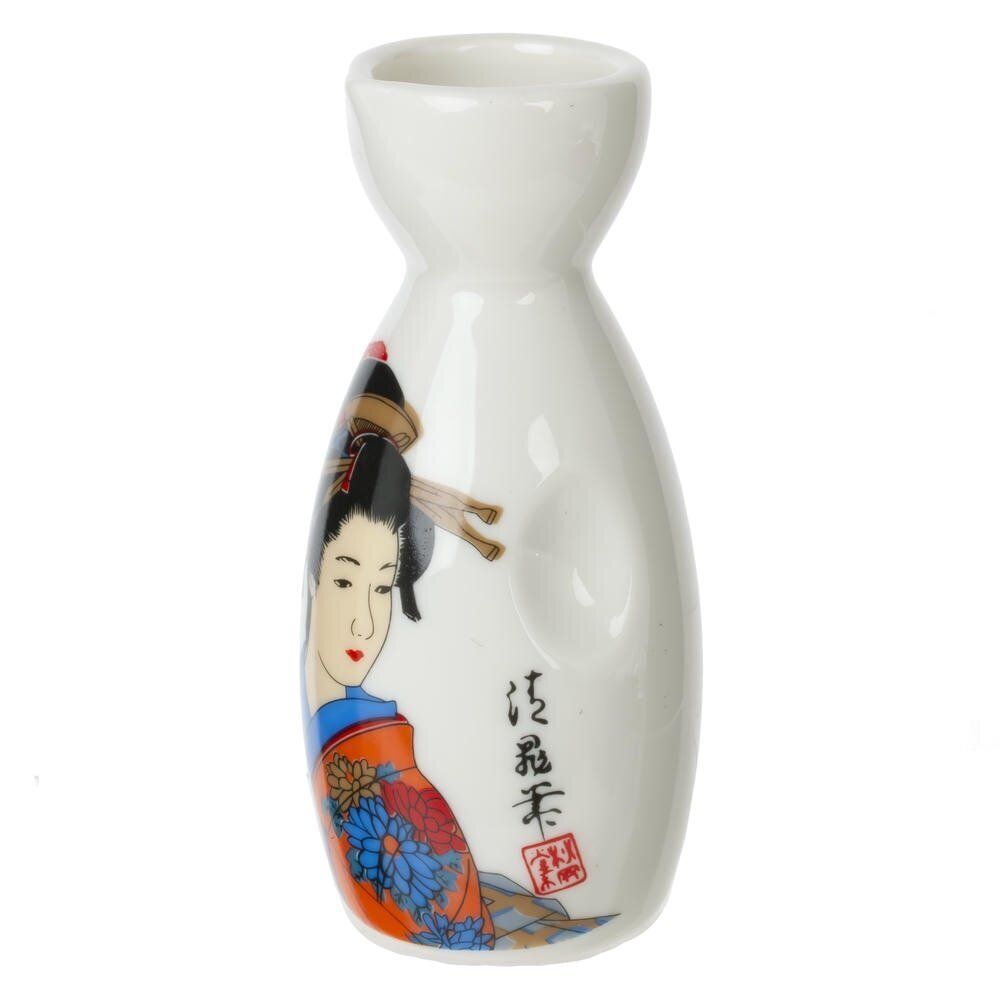 GAEM Набор для саке: графин 140 мл и 4 стакана 35 мл, L18,5 W7 H15 см