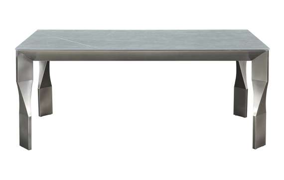 Стол Totem, 180х90 см, серая керамика