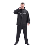 Костюм-дождевик 813 (куртка+штаны), Черный, 5XL