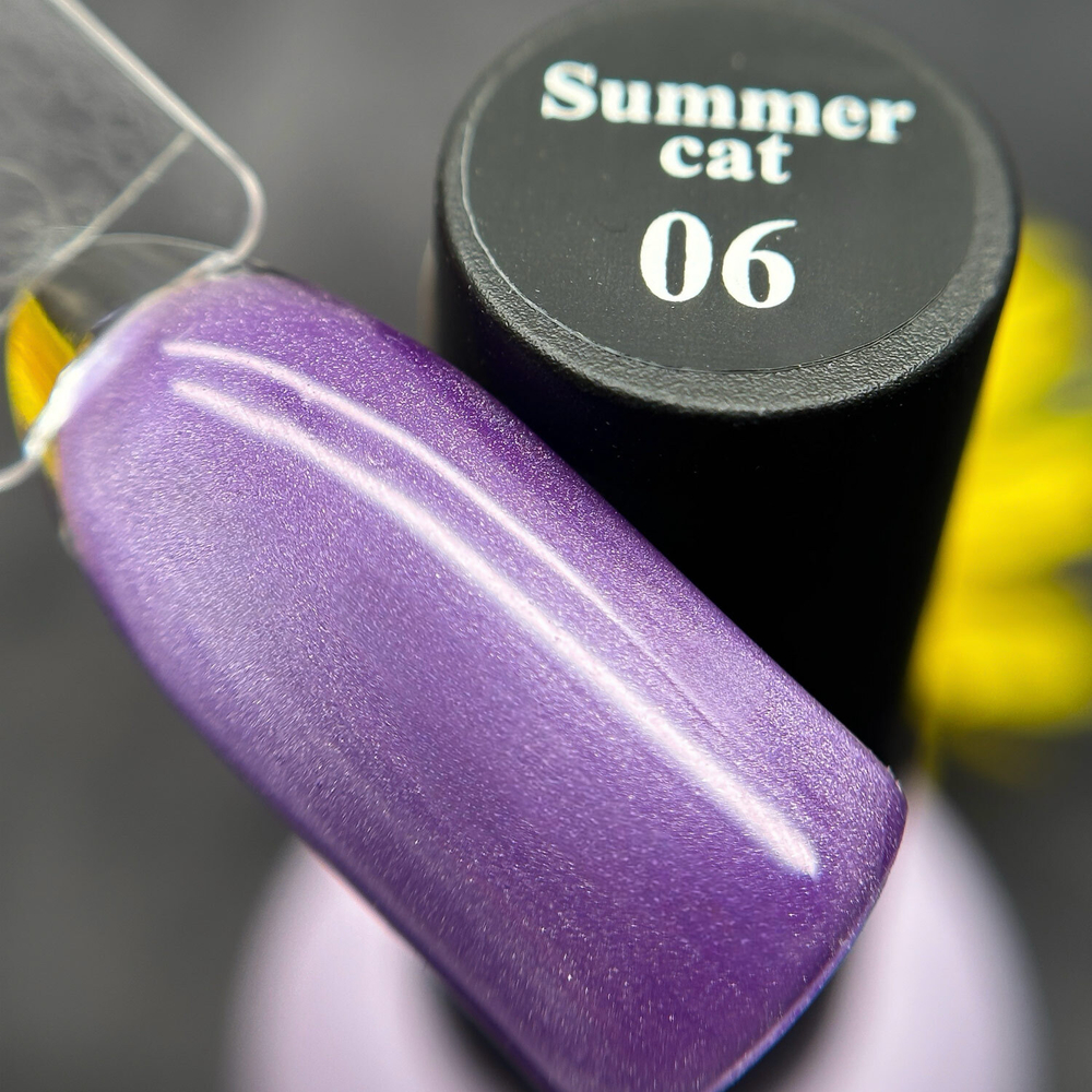 SoLa Гель-лак Summer Cat 06 Кошачий глаз, 10мл