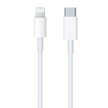 Дата-кабель Apple Type-C to Lightning 1 м, белый