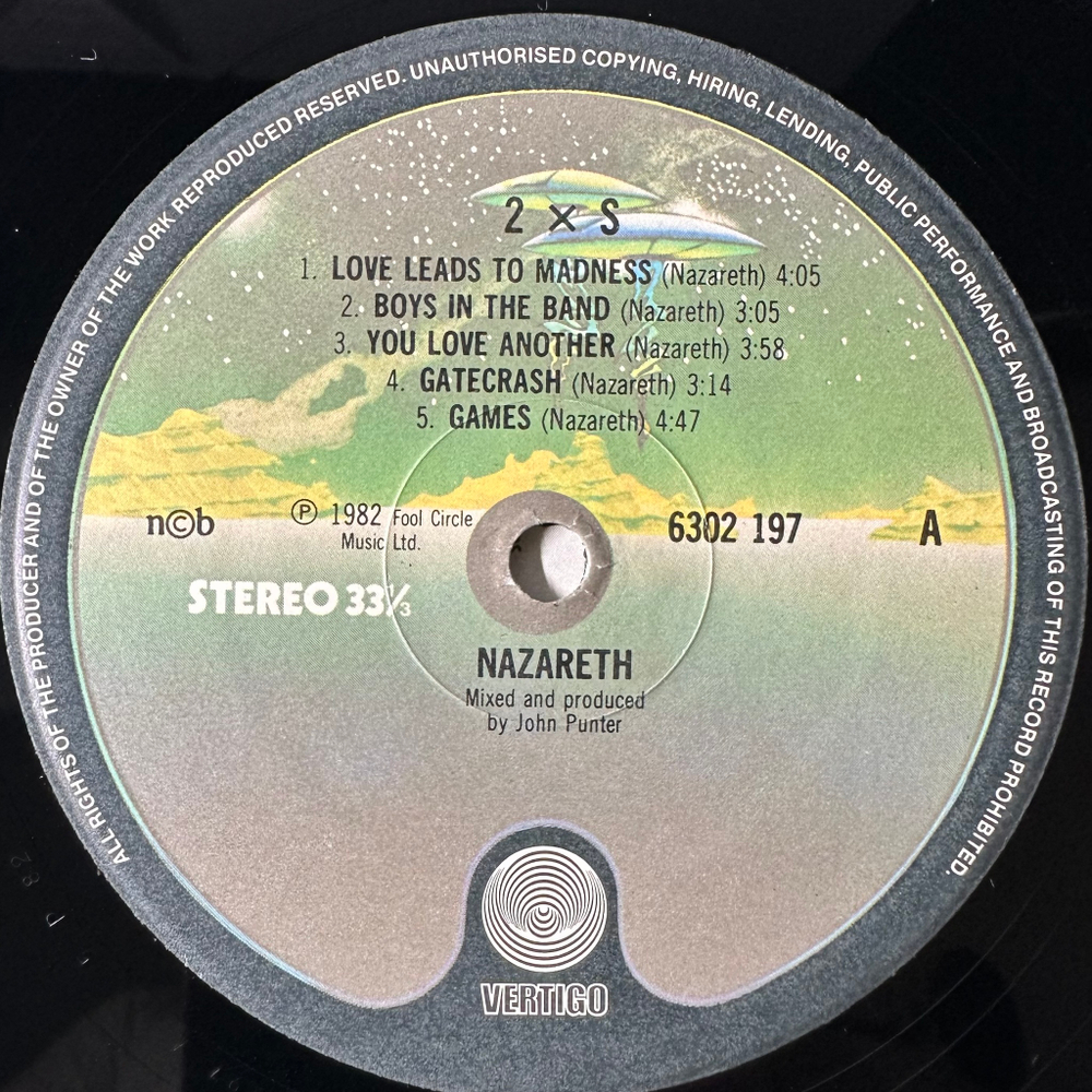 Nazareth - 2XS (Скандинавия 1982г.)