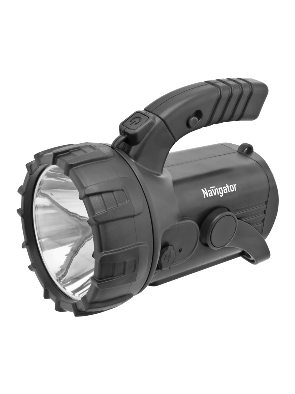 Фонарь-прожектор аккумуляторный кемпинговый 94 975 NPT-SP12-ACCU 1LED 3Вт 18 + 4LED аккум. 3.7В 4А.ч NAVIGATOR 94975