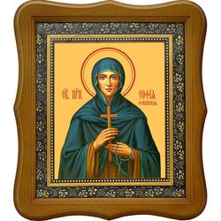 София Фракийская преподобная. Икона на холсте.