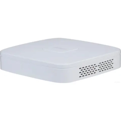 4-канальный IP-видеорегистратор Dahua 4K и H.265+, видеоаналитика, входящий поток до 80Мбит/с, 1 SATA III до 10Тбайт