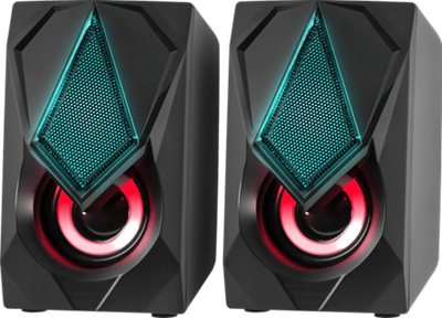 Колонки стерео Defender Solar 1, 6Вт, подсветка, питание от USB