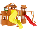 Детская площадка Клубный домик Макси с трубой Luxe