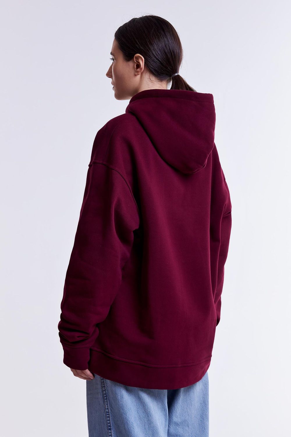 Худи Гербарий Клевер Warm Бордо