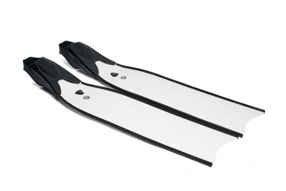 Ласты C4 Carbon Sportech Rubber FBG стеклопластик белый