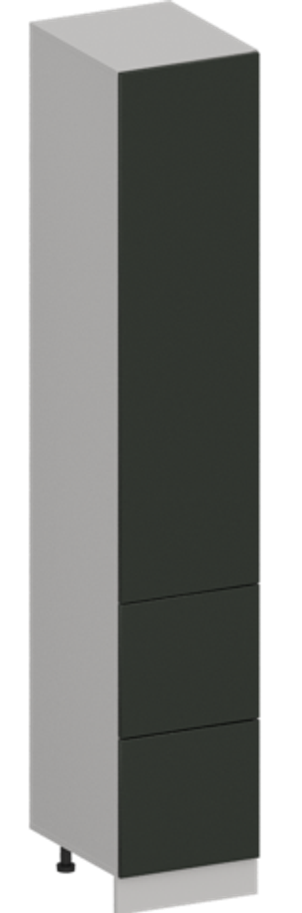 Кухня Модуль ШП2Я 400 Белый / Насыщенно-зеленый