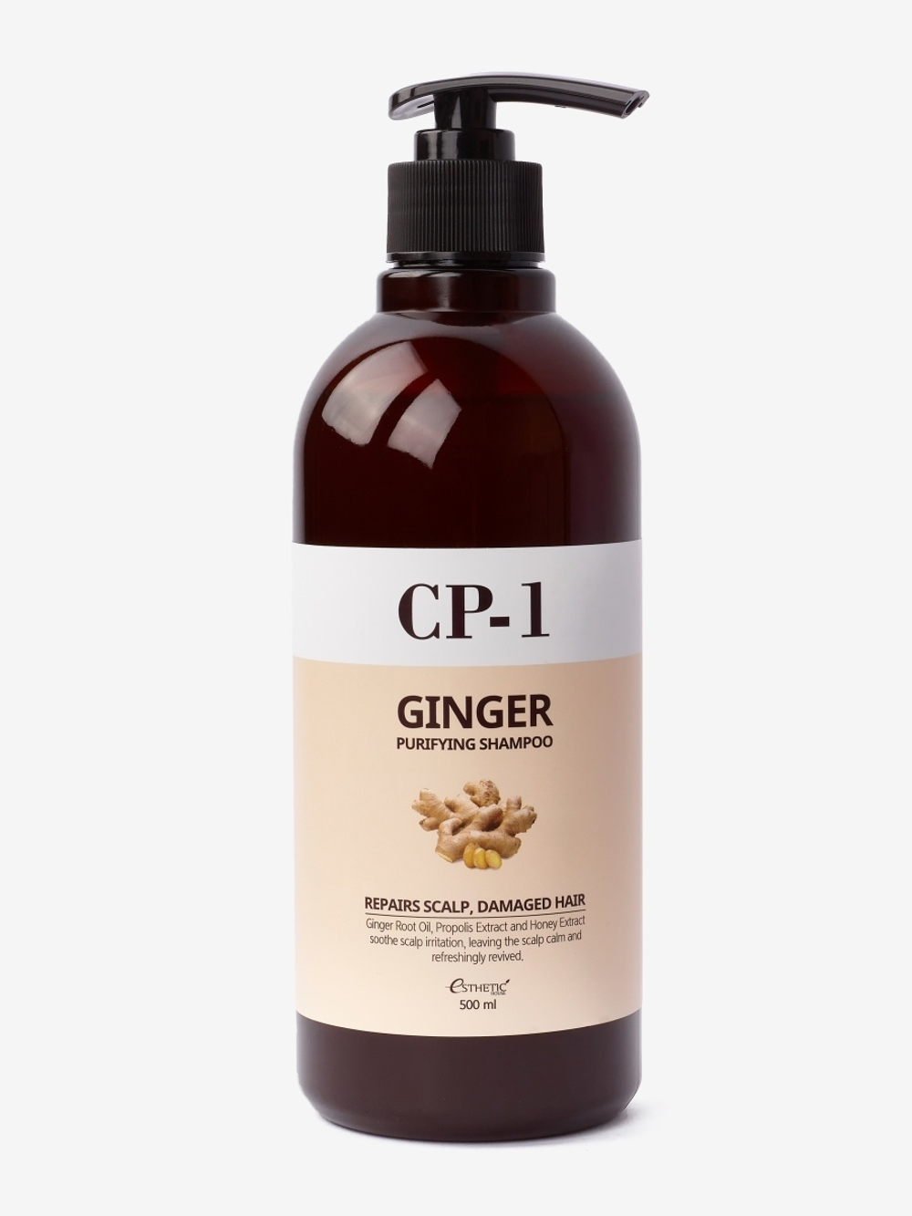 [Esthetic House] CP-1 Ginger Purifying Shampoo - Шампунь для волос имбирный, 500 мл