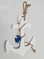 Настенный декор "Якорь с канатом"