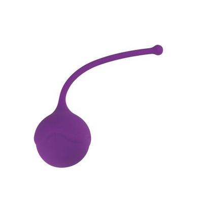 Фиолетовый силиконовый вагинальный шарик (Цвет: фиолетовый)