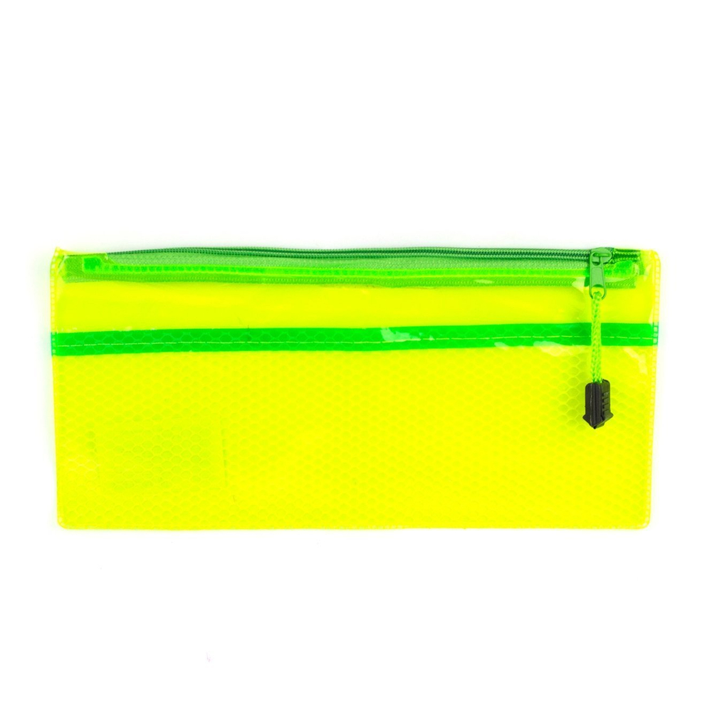 Папка 2 отделения, А5 235х115мм, Alingar, пластик, молния сверху, ассорти