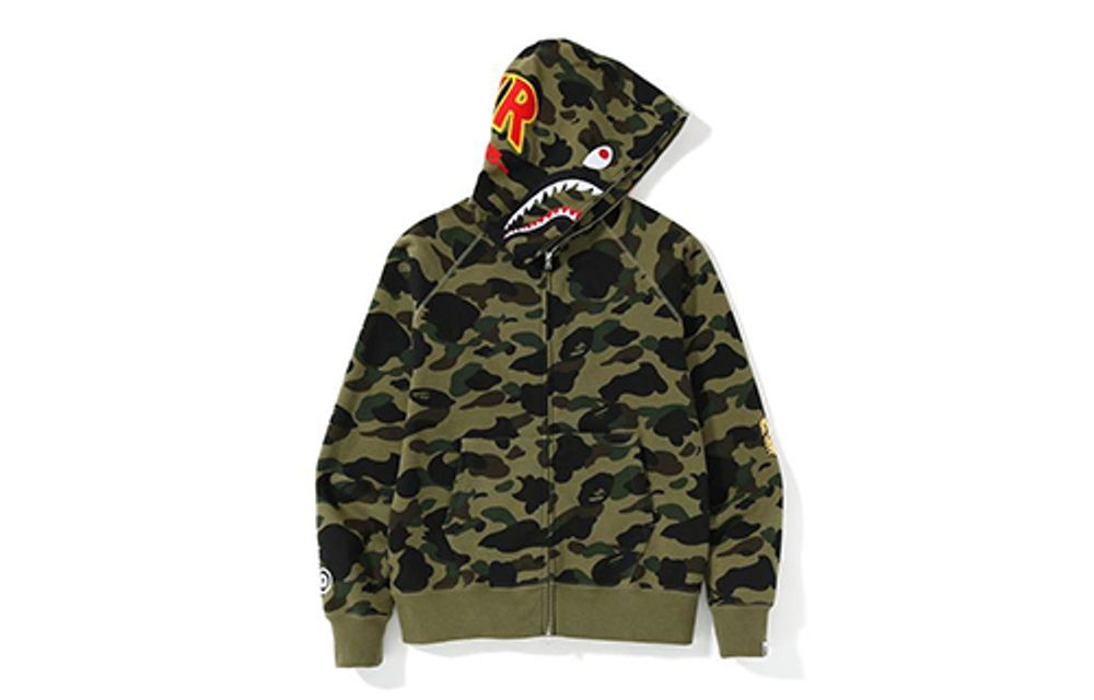 Худи A BATHING APE Bape 1ST Camo Shark Full Zip Hoodie, 1F30-115-007