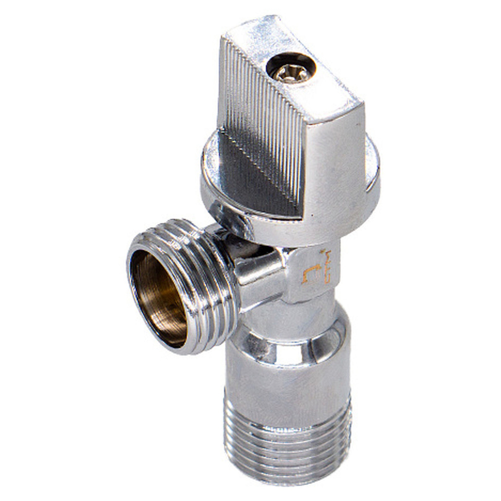 Кран шар. CTM д/сантех. прибор. угл. 1/2"х1/2" ш/ш с отражат. бабочка, хром. CAME1212