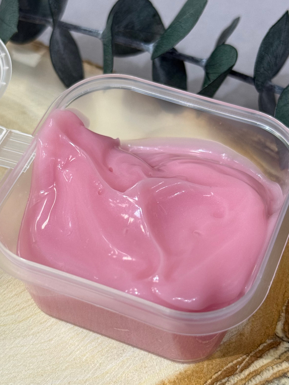 Гель-маска энзимная для нормальной, сухой кожи лица STRAWBERRY & SILK PEPTIDE, ТМ SHOKONAT