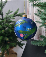 Шар стеклянный "Щелкунчик"