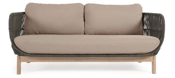 3-местный диван Catalina из зеленой веревки Испания