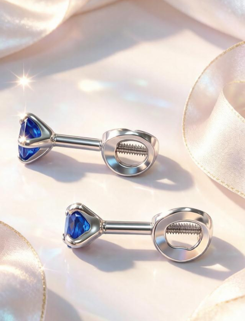 Ювелирные серьги из серебра 925 пробы