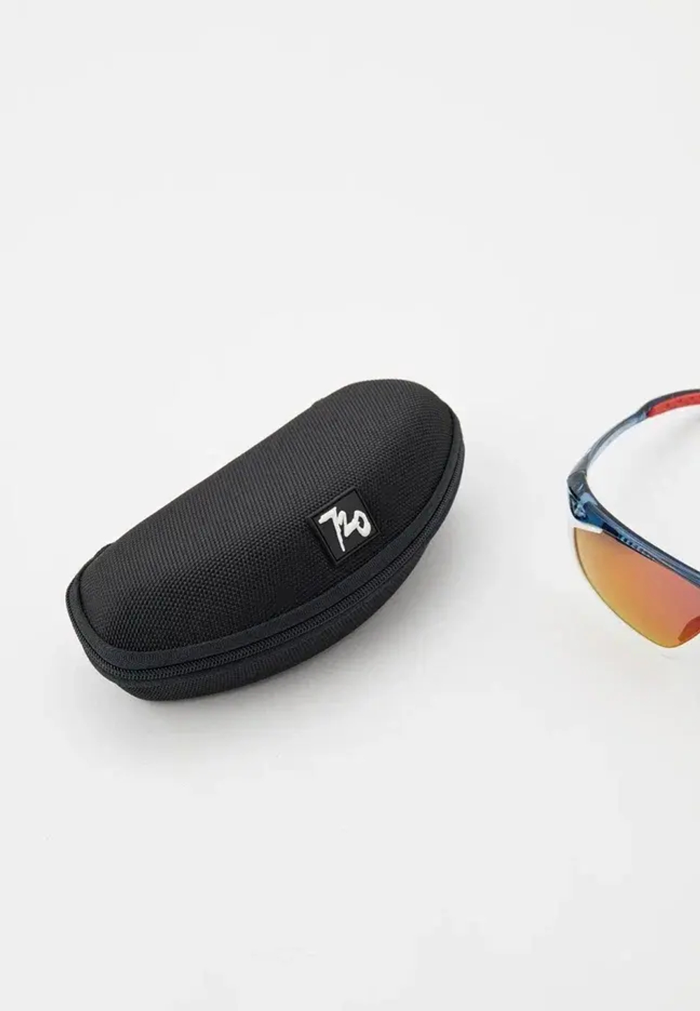 Спортивные очки с диоптриями 720armour Analog Pro / Translucent Midnight Blue Temple / Matte White Gasket / HC Red Black Lens