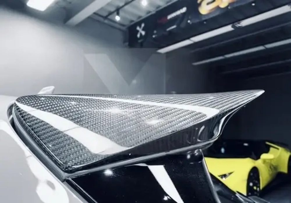 Карбоновый спойлер для AUDI RS4 A4 AVANT B9 2018-2020 Ауди аэродинамический обвес