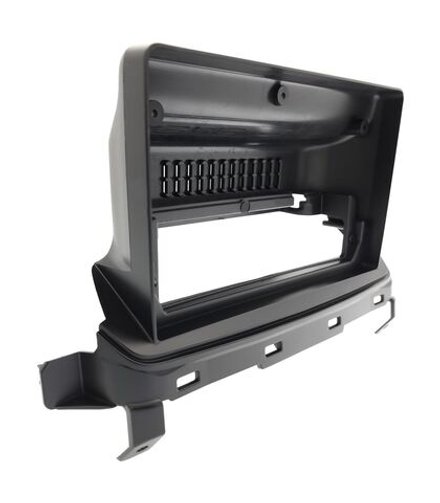 Комплект рамки с разъёмами 9" Mitsubishi Eclipse Cross 2017 - 2022 (монитор сверху, без крутилок) - Car-Smart 7763F2