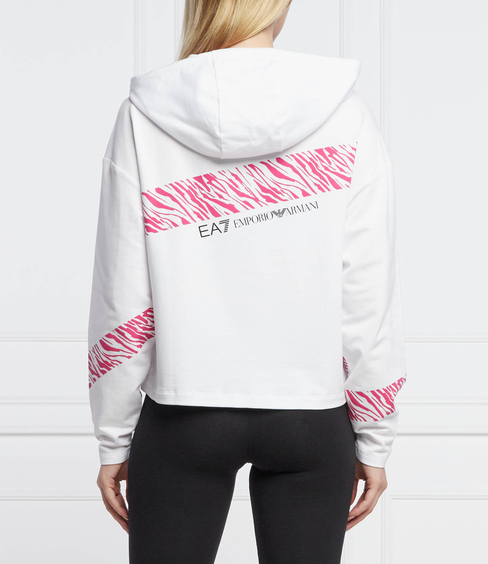 Худи EA7 - белый(3LTM17 TJEAZ)