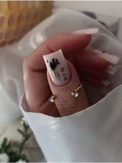 Lucky Rose Слайдеры наклейки для длинных ногтей 435