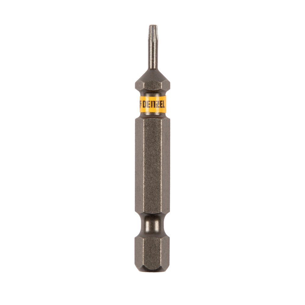 Бита TX 6х50, сталь S2, шестигранный профиль, 10 шт. Е 6,3 Denzel