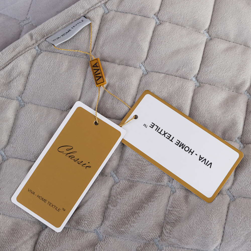 Велюровое покрывало ромб OVF009