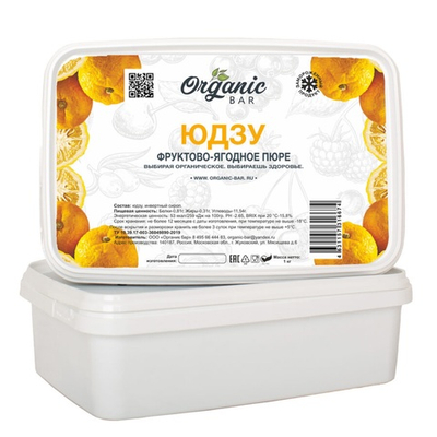 Пюре замороженное Юдзу «Organic Bar» 1 кг